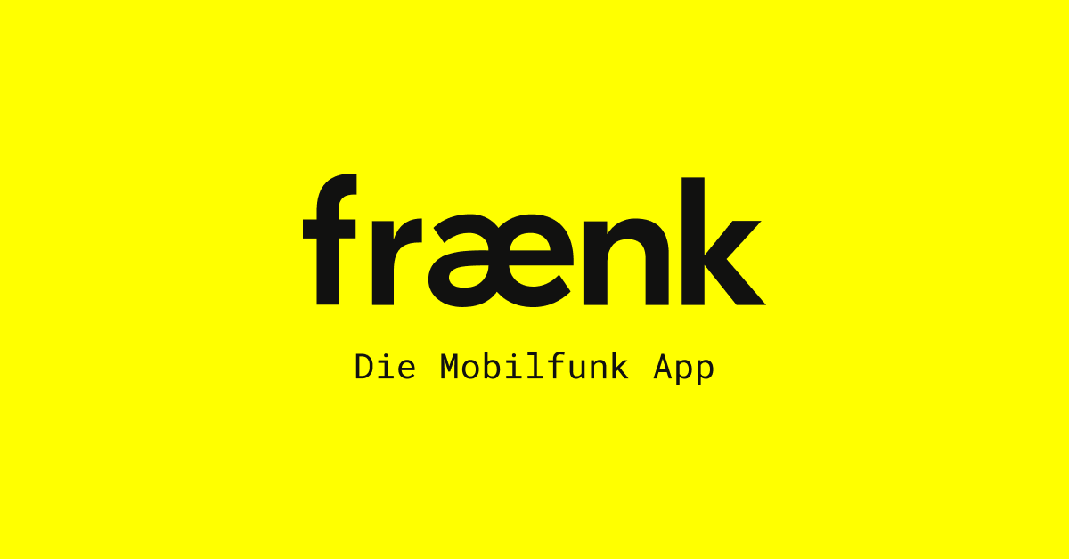 fraenk - Die Mobilfunk App